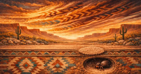 Una puerta bajo la arena